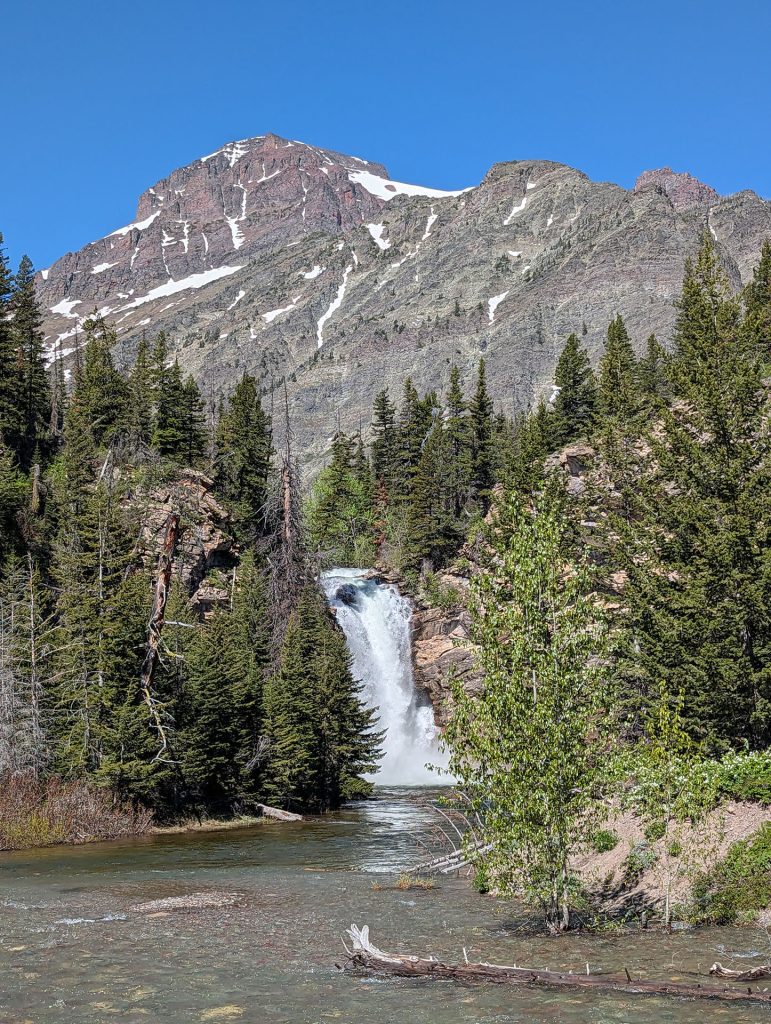 Running Eagle Falls: Also known as "Trick Falls"